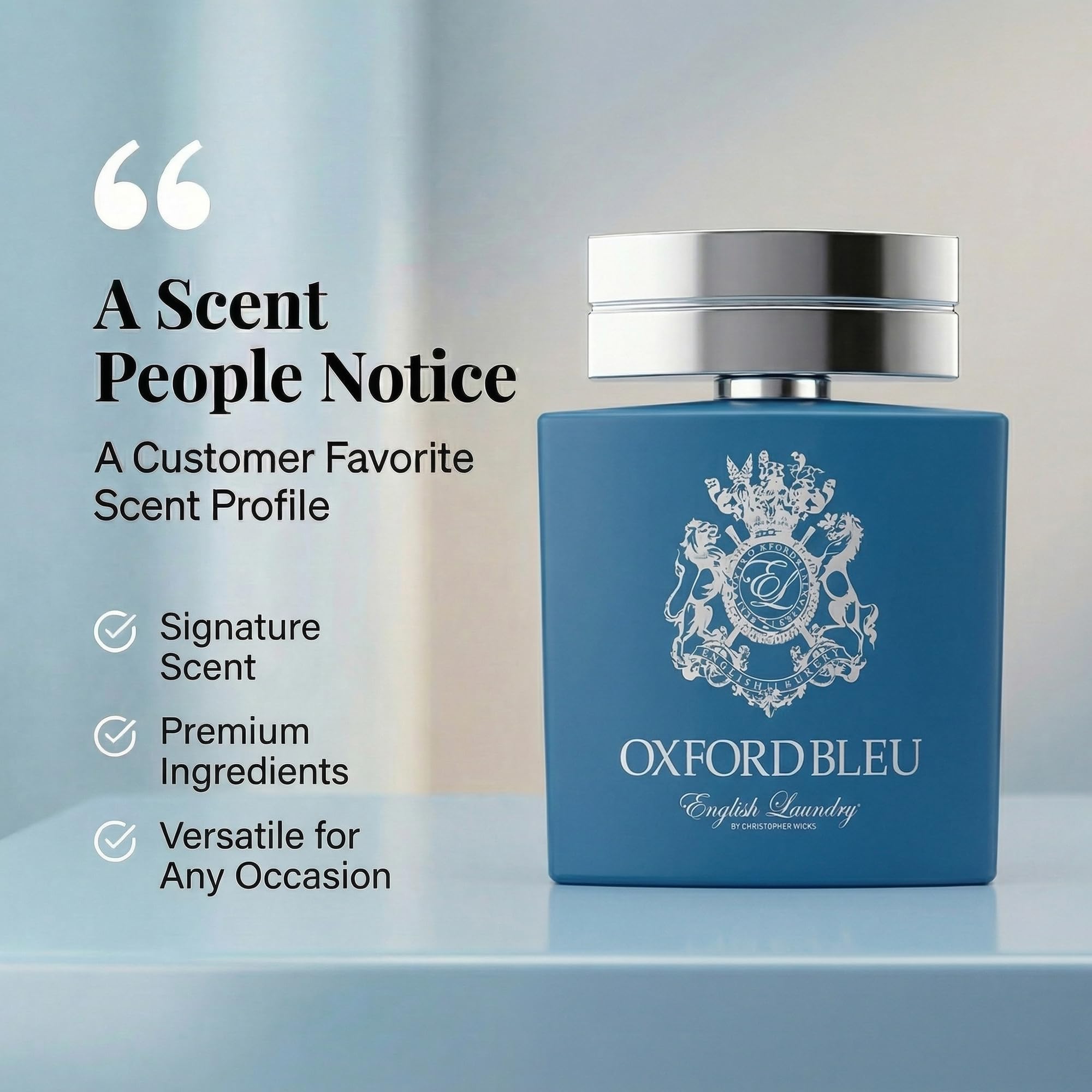 イングリッシュランドリー 香水 ENGLISH LAUNDRY Amazon | Oxford Bleu by English Laundry Eau De Parfum Spray 3.4 oz